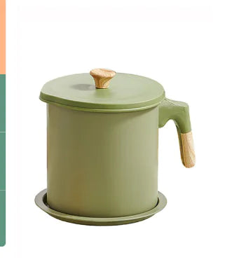 Japanese Oil Filter Pot for Kitchen Storage