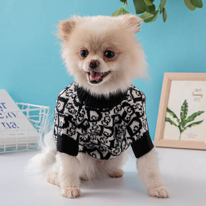 Stylish Thick Winter Sweater for Dogs and Cats