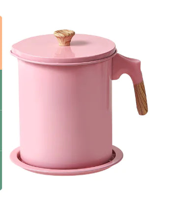 Japanese Oil Filter Pot for Kitchen Storage