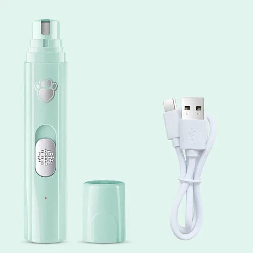 Electric cat and dog Nail Grinder with Polisher Wheel and LED