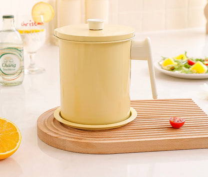 Japanese Oil Filter Pot for Kitchen Storage