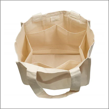 Reusable shopping Bag with compartments