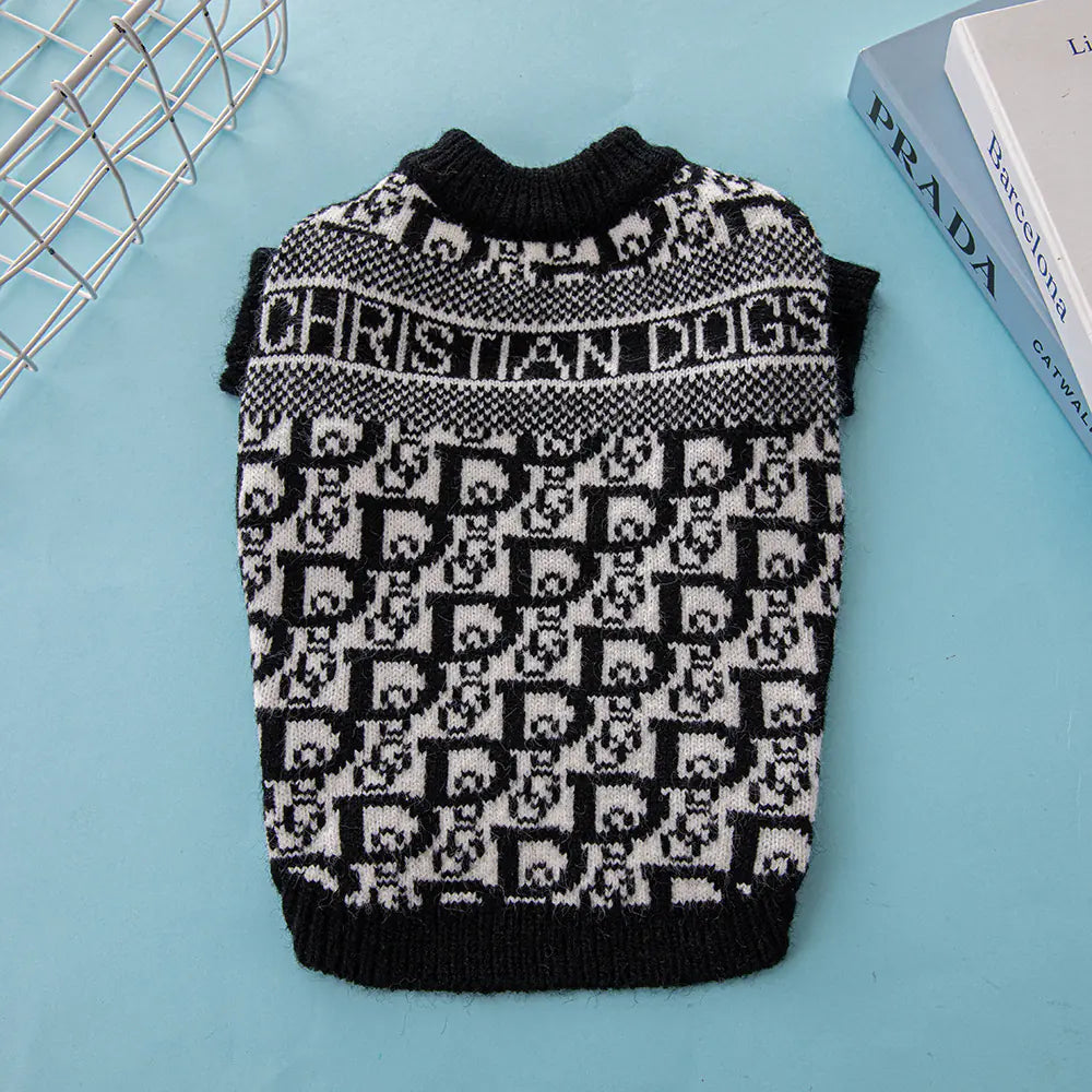 Stylish Thick Winter Sweater for Dogs and Cats